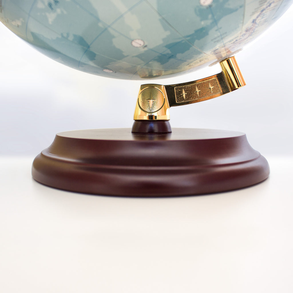 Magellan Vasa Globe 32 cm Modern Mount without Meridian with Wooden Base